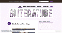 Desktop Screenshot of gliterature.com
